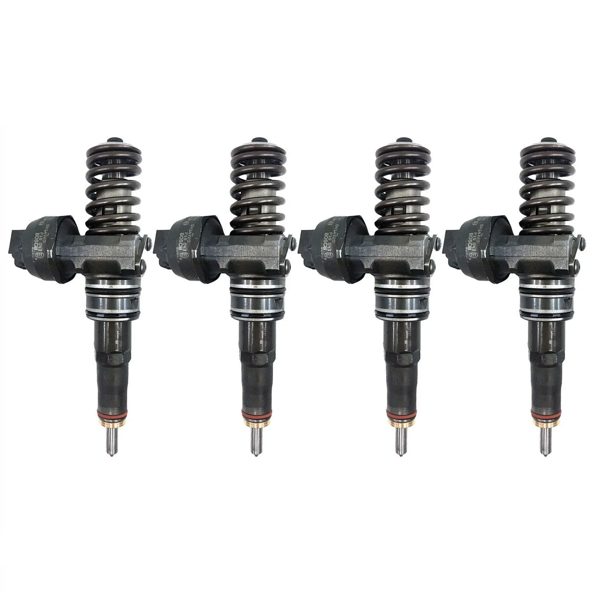 4x 0414720312 Pompa iniettore Audi VW Seat Skoda 2.0 TDI 038130073BQ