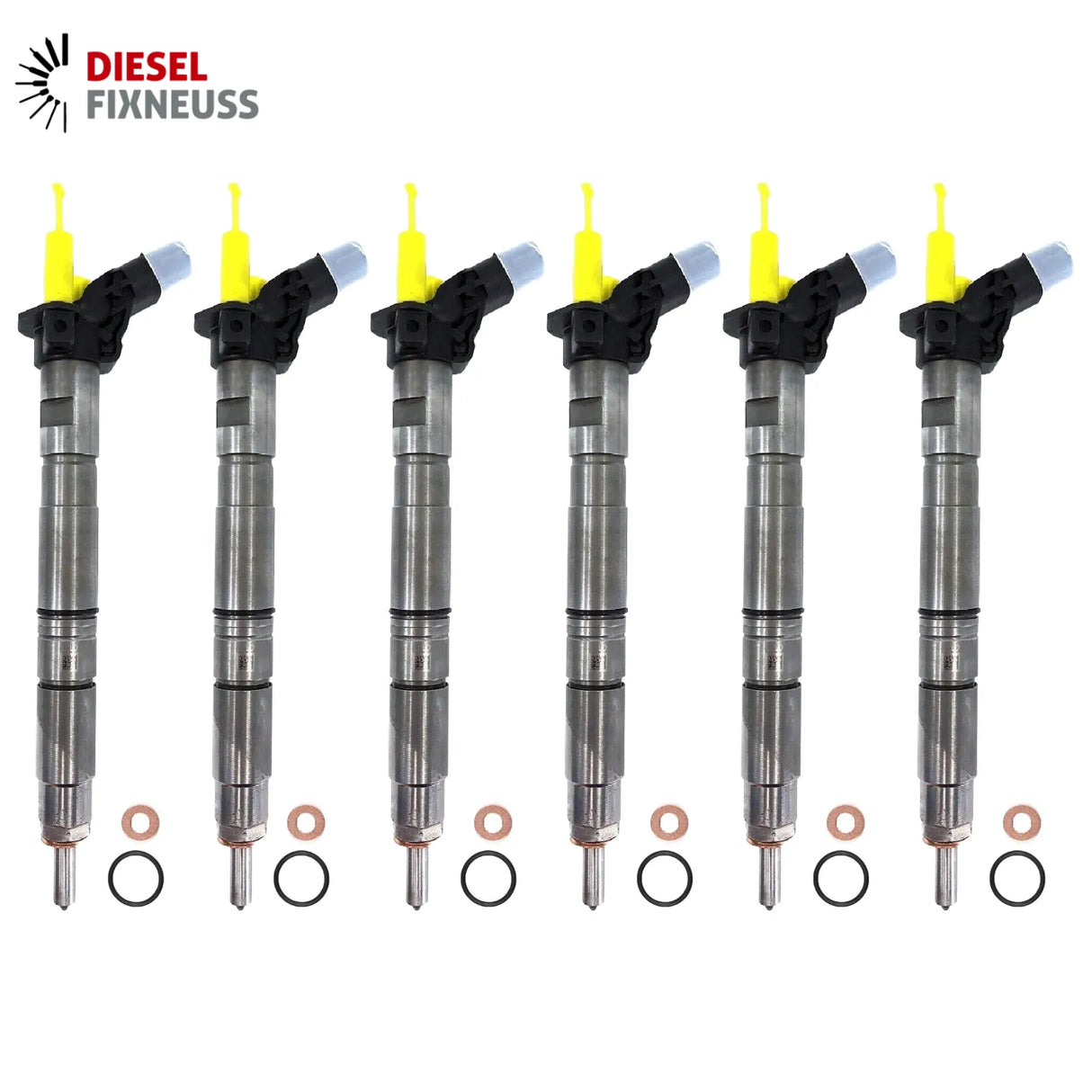 6x Injector 0445115054 0445115039 059130277AC 059130277AJ Audi VW 2,7 TDI