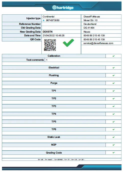 Ford Transit Connet Citröen C5 Ford Focus Einspritzdüse 50274V05 9674973080