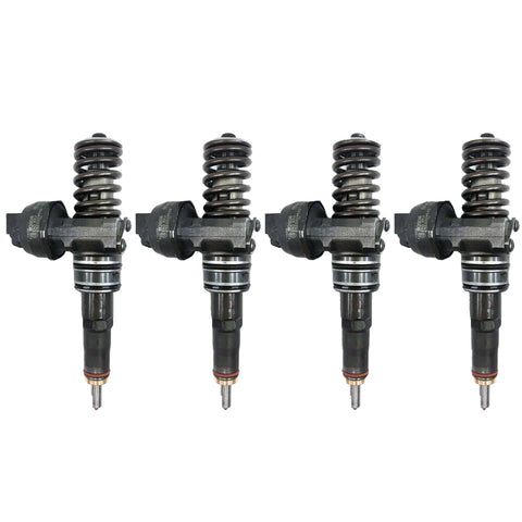 4x BOSCH Pumpe-Düse-Einheit - VW T5 - Tourareg 2.5 TDI - 0414720210 Injektor