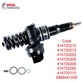 4x VW 1.9 TDi Bnv Axr Bjb Bkc Axb Axc Pumpedüse Element 038130079GX 038130073AG