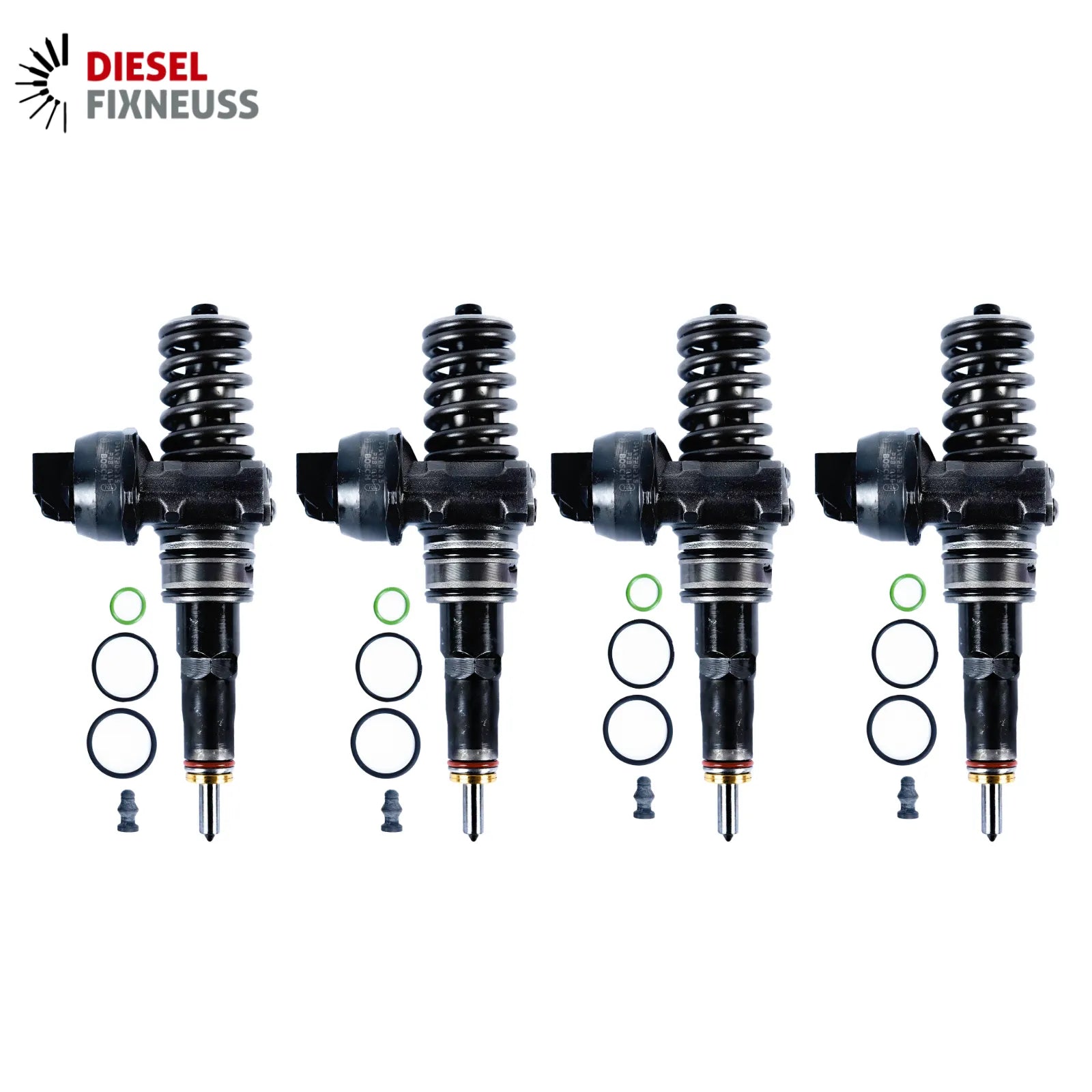 4x VW 1.9 TDi Bnv Axr Bjb Bkc Axb Axc Pumpedüse Element 038130079GX 038130073AG