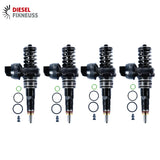 4x Pumpe Düse Einheit Einspritzdüse 0414720215 AUDI SEAT SKODA VW 0414720202