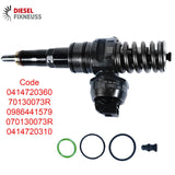 VW T5 TOUAREG 2,5 TDI BOSCH Pumpe Düse Einheit PDE 0414720210 07Z130073F AXD