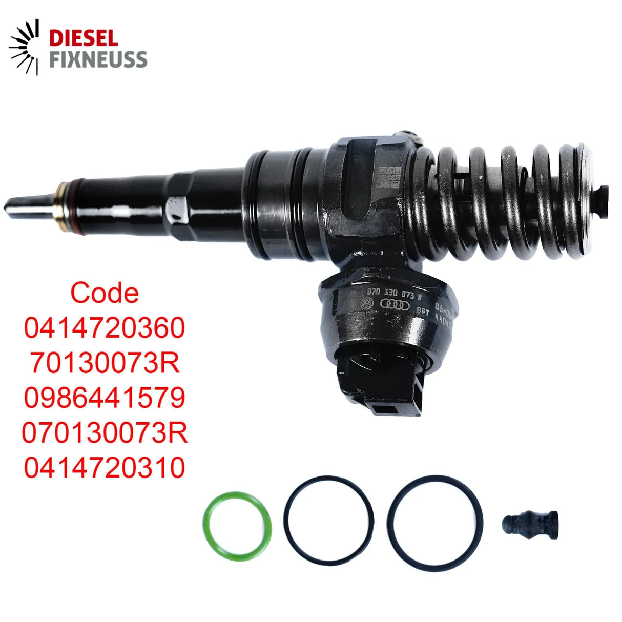 4x Bosch Injektor Pumpedüse Einspritzdüse 0414720310 VW T5 2.5TDI Überholt