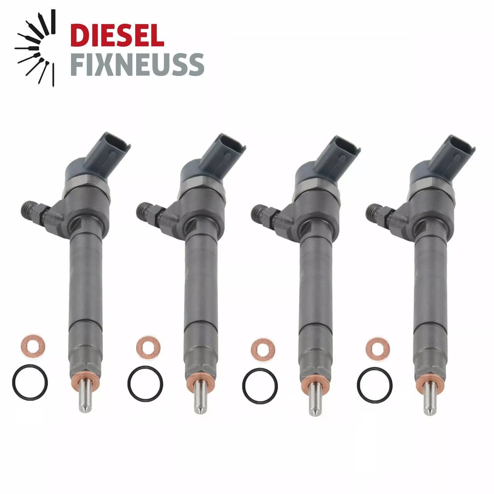 4x EINSPRITZDÜSE 0445110075 PEUGEOT CITROEN FORD 1,4HDI 1,4TDCI FIESTA C2 C3 307