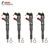 4x Injektor BOSCH 0445110002 Lancia Alfa Romeo Fiat 1.9JTD 2.4 JTD EINSPRITZDÜSE