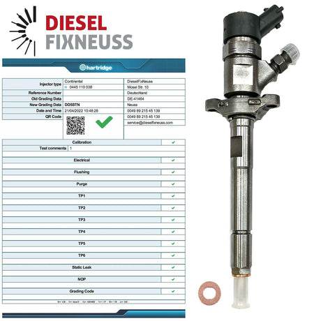 Einspritzdüse Injektor Injector Renault Espace 2.2 dCi 0445110038 8200010074