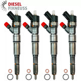4x Injektor für Landrover Opel - Bosch 0445110049 0445110130