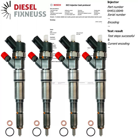 4x Injektor 0445110049 Opel 2,5 DTI BMW E39 525d 13537785983