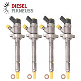 4x Bosch Einspritzdüse Ford Focus CMax Mazda 3 0445110188 88KW 109 PS 0986435126