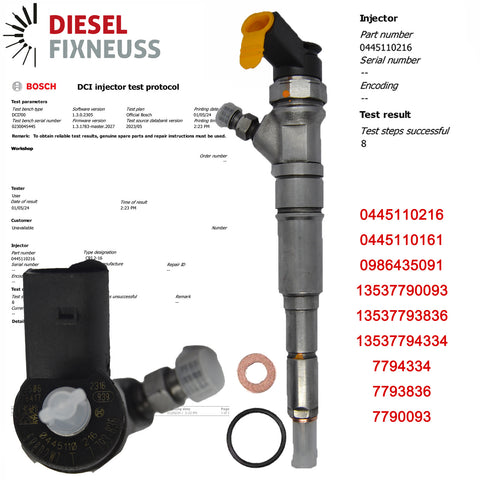 Einspritzdüse Injektor BOSCH 0445110216 7793836 BMW E46 E60 E61 E81 E87