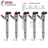 5x Einspritzdüse Volvo 30637375 30731567 BOSCH 0445110251