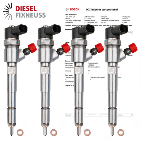 4x Einspritzdüse Injektor 0445110287 0986435277 Für Chrysler Voyager 2.5