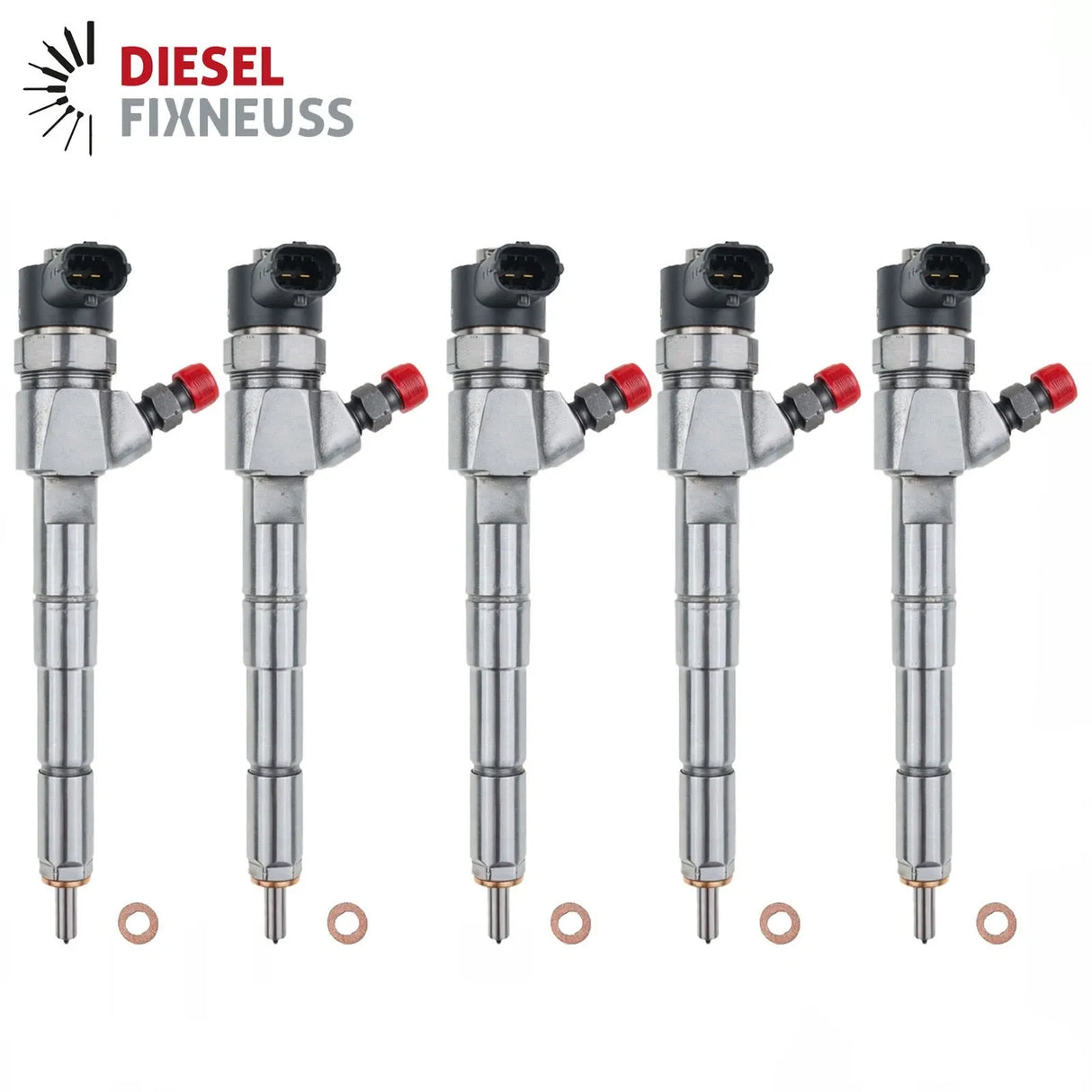5x 0445110298 Einspritzdüse Injektor Volvo 2.4 D S80 XC60 XC70 0986435195
