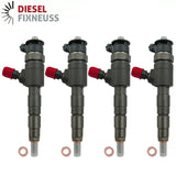 4x Einspritzdüse Injektor Bosch 0445110340 Peugeot 207 Citroen Ford 1.6 HDi/TDCi