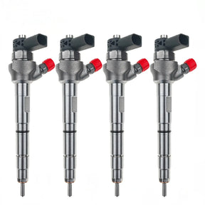 4x 0445110477 04L130277G Einspritzdüse Injektor Audi Seat 1,6 TDI 04L130277AJ