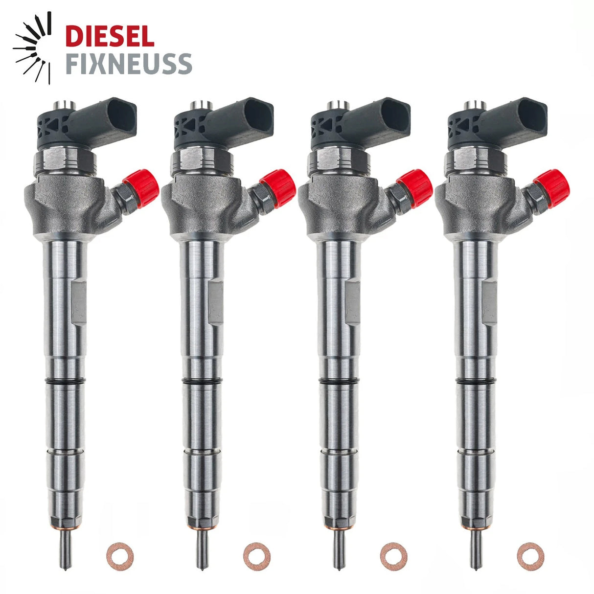 4x 0445110477 04L130277G Einspritzdüse Injektor Audi Seat 1,6 TDI 04L130277AJ