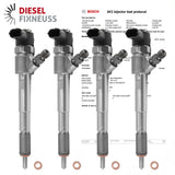 4x Common Rail Diesel Injektor 0445110636 für SAIC Maxus V80 / G10