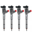 4x Injektor BOSCH Land Rover Jaguar XE XF 2,0 Diesel 0445110701 G4D3-9K546-BB