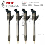 4x Einspritzdüse 0445110955 9828959880 JX6Q-9F593-AB CITROËN PEUGEOT FORD 1.5