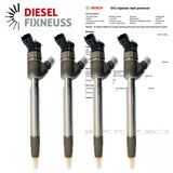 4x Einspritzdüsen 0445110955 9828959880 JX6Q-9F593-AB CITROËN PEUGEOT FORD 1.5