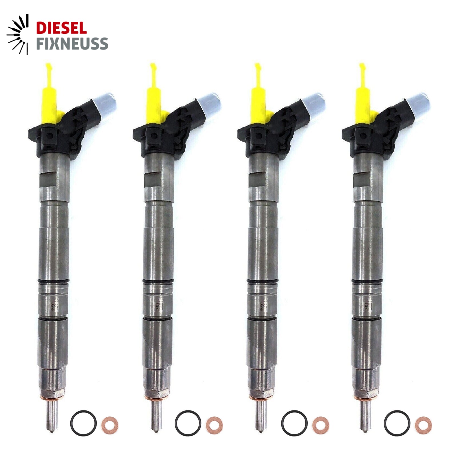 4x Einspritzdüse 0445115007 0445115022 0986435390 M9R 2.0 DCI Opel Renault Nissan