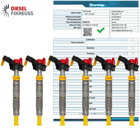 6x Einspritzdüse Mercedes Benz E S ML V6 OM642 A6420701387 A6420700587