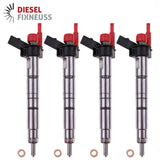 4x EINSPRITZDÜSE Injektor 0445116003 0445116002 VW 2967 cc 180 kW / 245 PS