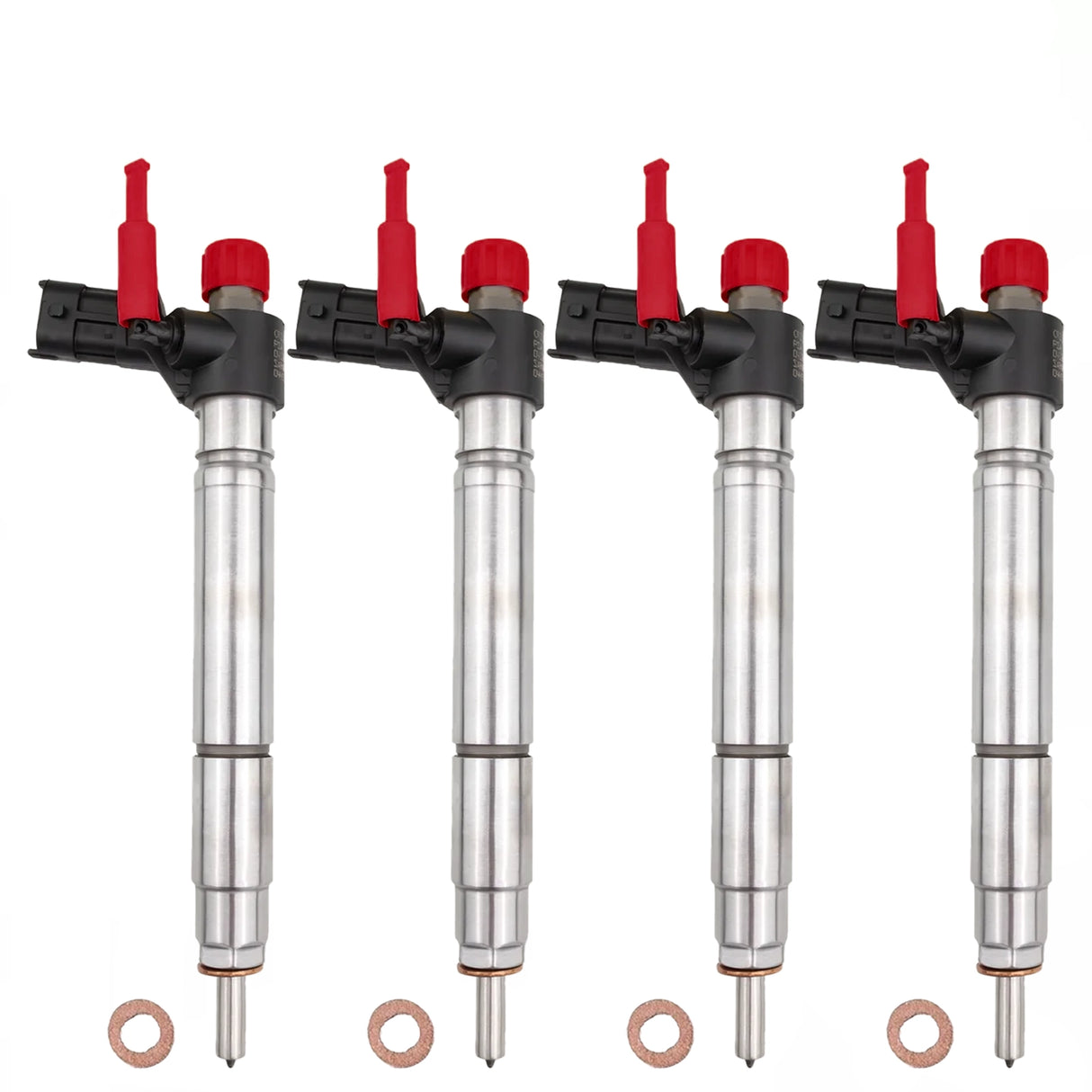 4x 0445116043 Einspritzdüse Jaguar XF I Land Rover Freelander 2 DW12BTED4 L359 2.2