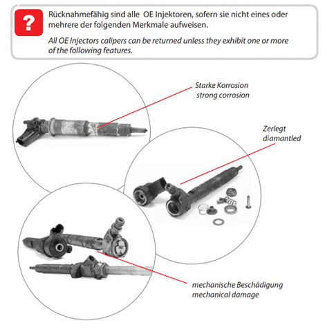 4x Injektor Einspritzdüse A6540700187 0445117048 passend für Mercedes-Benz