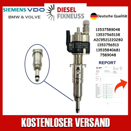 Injektor für BMW 1er 3er 5er N45 N43 N53 13537589048 13537565138-06