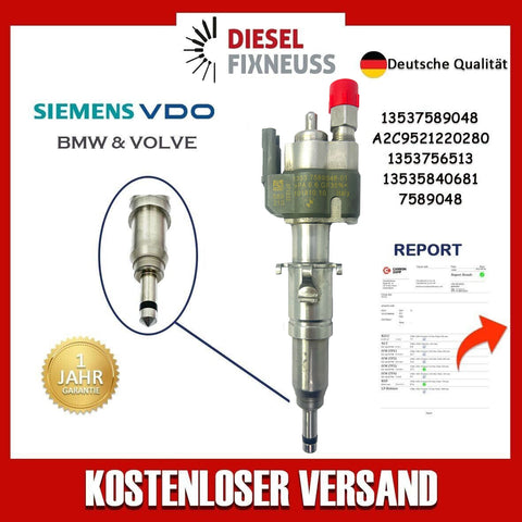 Passt für N43 N53 BMW Benzin Einspritzdüse Einspritzventil VDO 13537589048-01