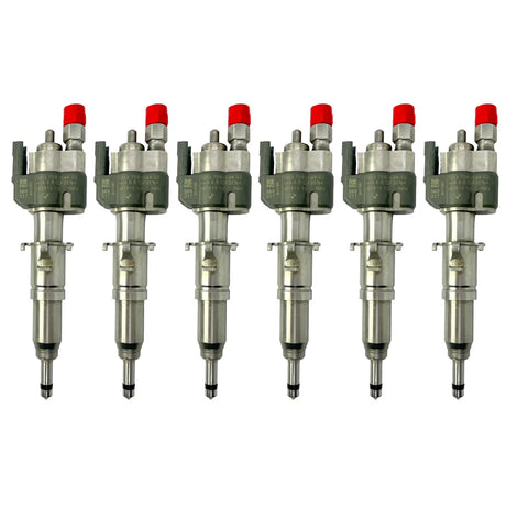 6x Fuel Injector BMW 1/3/5 Series | Part No: 13537589048-02/13537565138 Benzin | Compatible with N45/N43/N53 Engines | Includes Copper Ring, O-Ring, Test Report | 1-Year Unlimited Mileage Warranty
