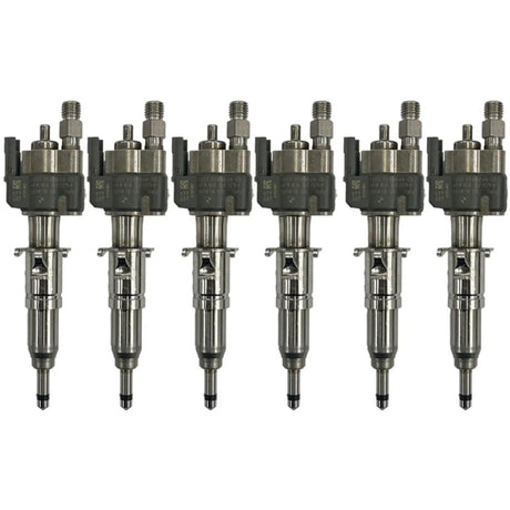 6x Fuel Injector BMW 1/3/5 Series | Part No: 13537589048-03/13537565138 Benzin | Compatible with N45/N43/N53 Engines | Includes Copper Ring, O-Ring, Test Report | 1-Year Unlimited Mileage Warranty