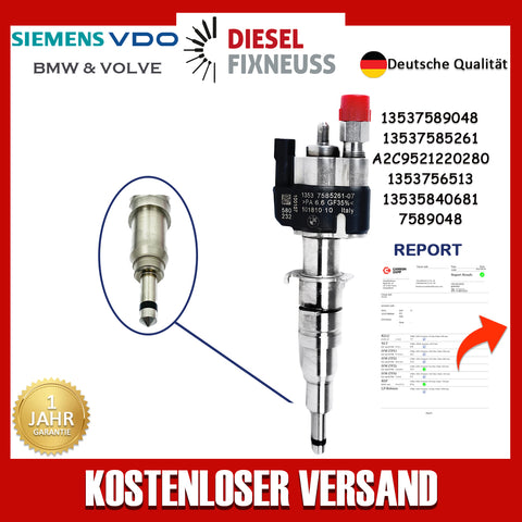 Einspritzdüse Einspritzventil VDO 13537585261-07 13537589048 N43 N53 BMW Benzin