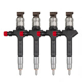 4x Einspritzdüse Injektor Toyota 23670-0R050 1AD-FTV 2,0 Liter D4D 23670-0R030