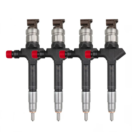 4x Einspritzdüse Injektor Toyota 23670-0R050 1AD-FTV 2,0 Liter D4D 23670-0R030