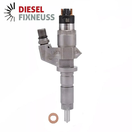 BOSCH injector 0445120008 for GMC ISUZU CHEVROLET 6.6L diesel engines. Compatible with LBZ engine codes. OEM quality replacement part.