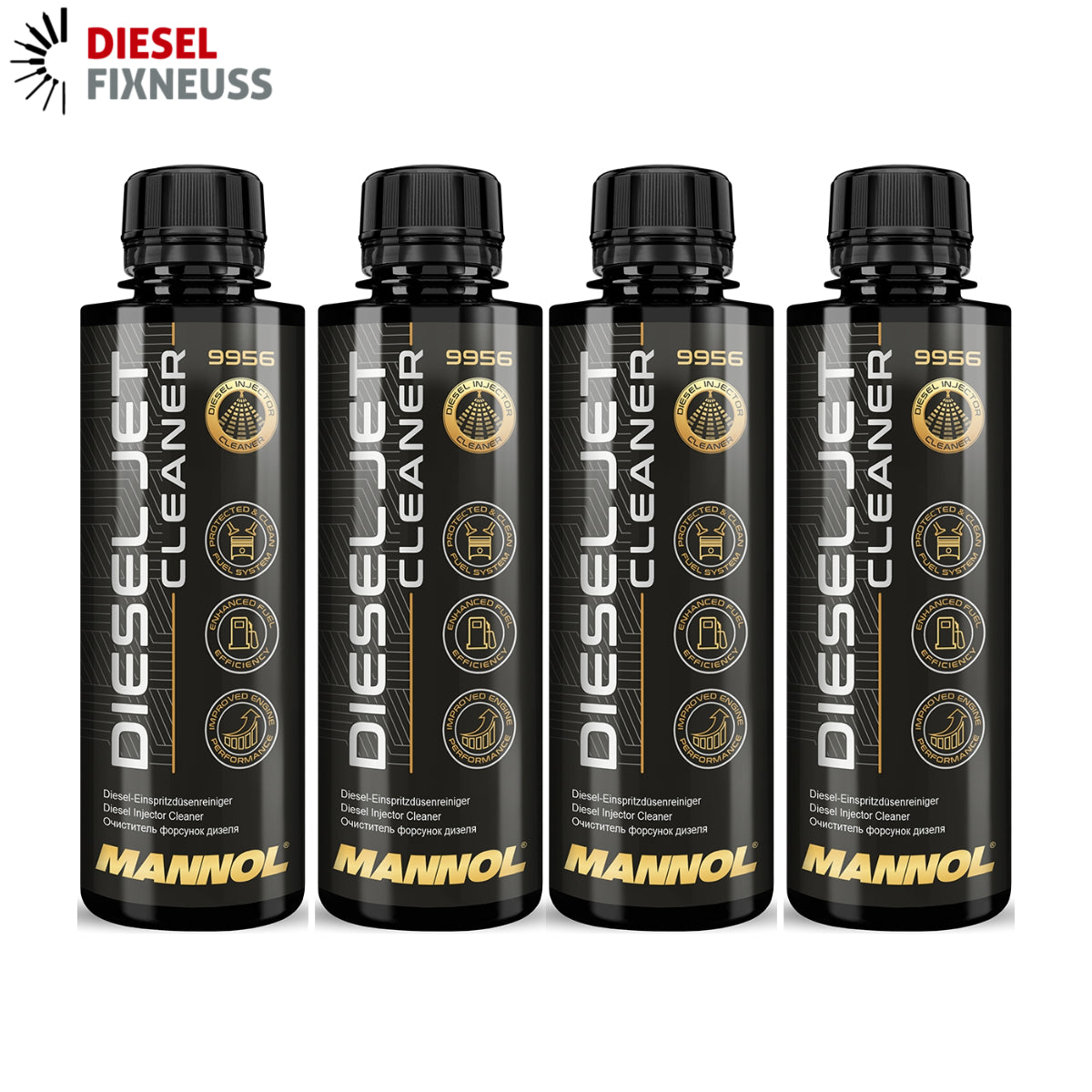 4x 250ml MANNOL DIESEL JET CLEANER EINSPRITZDÜSEN REINIGER INJEKTOR ADDITIV