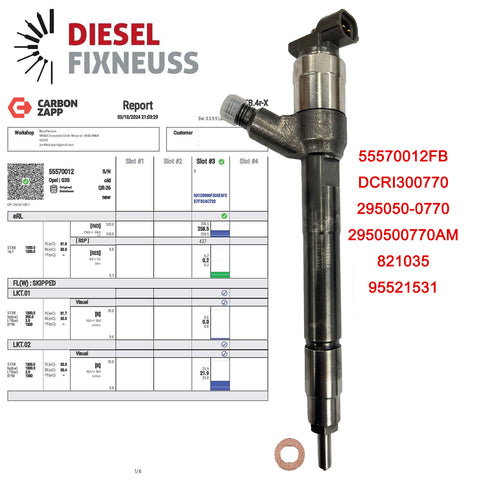 4x Einspritzdüse 55570012 Opel 1,6CDTI B16DTH 100KW Astra Insignie Zafira Meriva