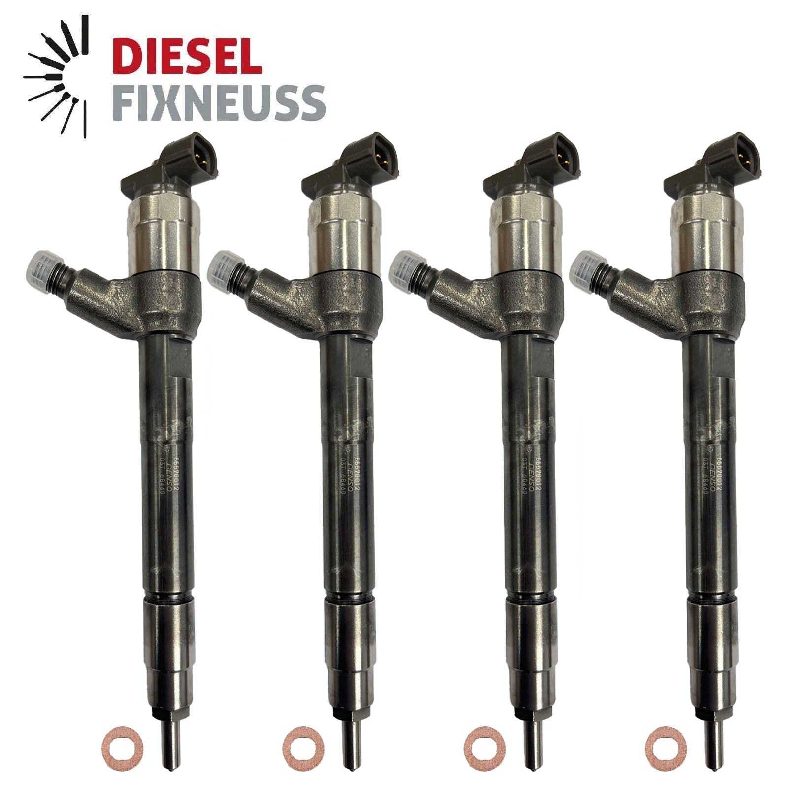 4x Denso Injektor Einspritzdüse Opel Vauxhall 1.6 CDTi EURO 6 295050-0770 55570012