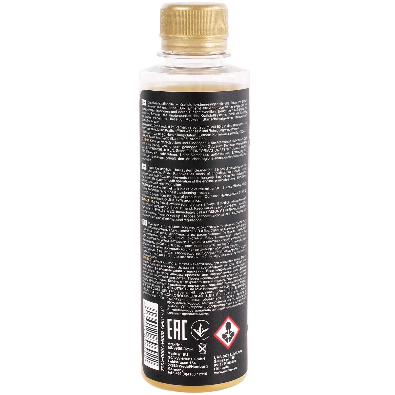 Einspritzdüsen Reiniger 4 X 250 ml MANNOL 9956 Motor Diesel Additiv Kraftstoff