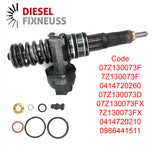 5x BOSCH Pumpe-Düse-Einheit VW Tourareg 2.5 TDI 07Z130073F 0414720210 Injektor