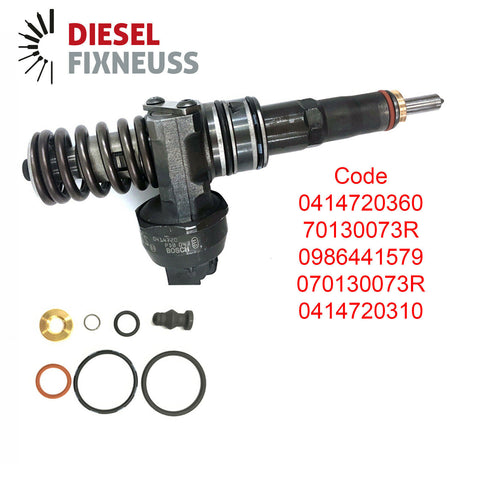 VW T5 TOUAREG 2.5 TDi BNZ 5x PUMPEDÜSE ELEMENT 070130073R 070130073RX 0414720310