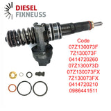 5x Bosch Pumpe Düse Einheit PDE 0414720210 07Z130073F VW T5 TOUAREG 2,5TDi AXD