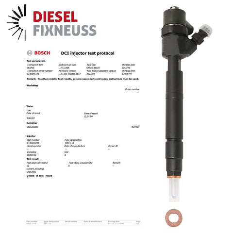 Diesel injektor für HYUNDAI 2.0 CRDi 140 cv 3380027400, 0445110257, 0445110258