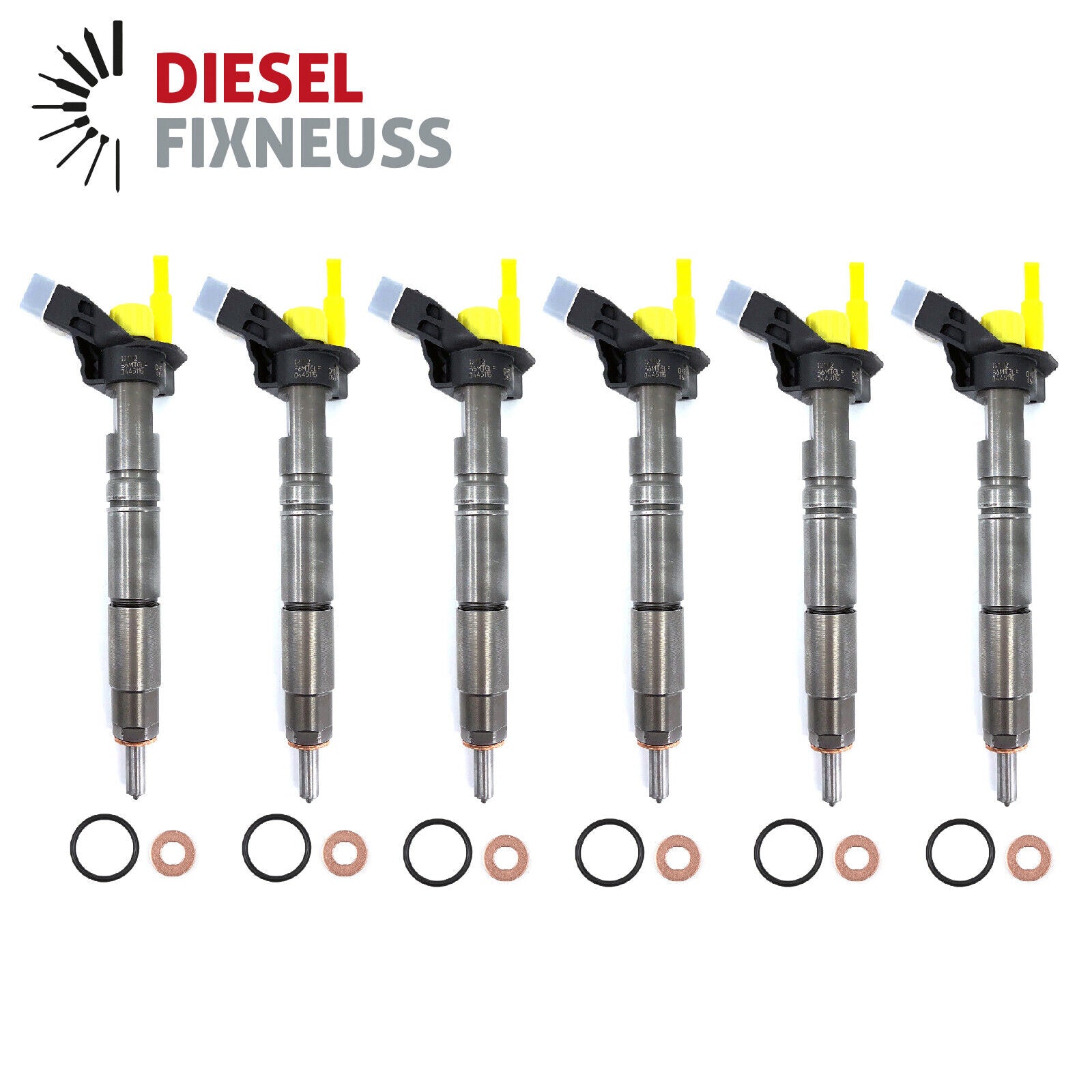 6x Einspritzdüse Injektor BMW E81 E83 E87 E90 E91 E92 E60 E61 0445116024 7805428