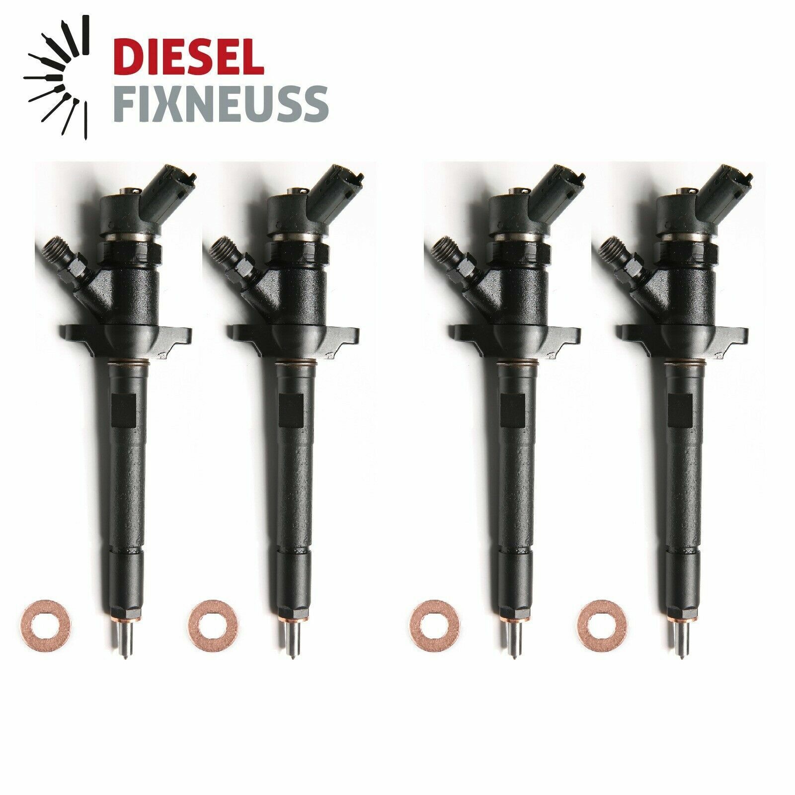 4x EINSPRITZDÜSE FORD FOCUS II 1.6 TDCi CITROEN C3 C4 C5 1.6 HDi 0445110259