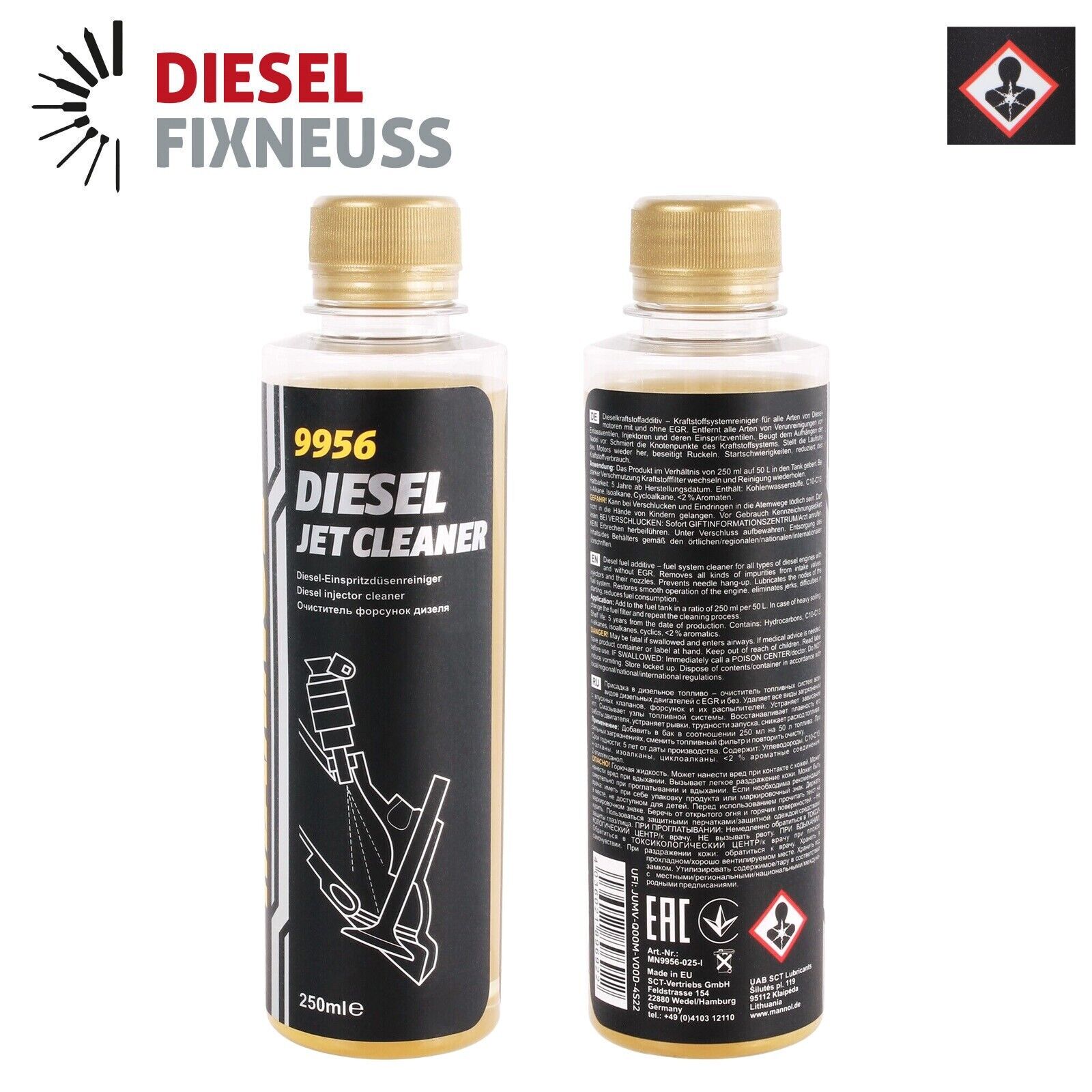 Einspritzdüsen Reiniger 2 X 250 ml MANNOL 9956 Motor Diesel Additiv Kraftstoff